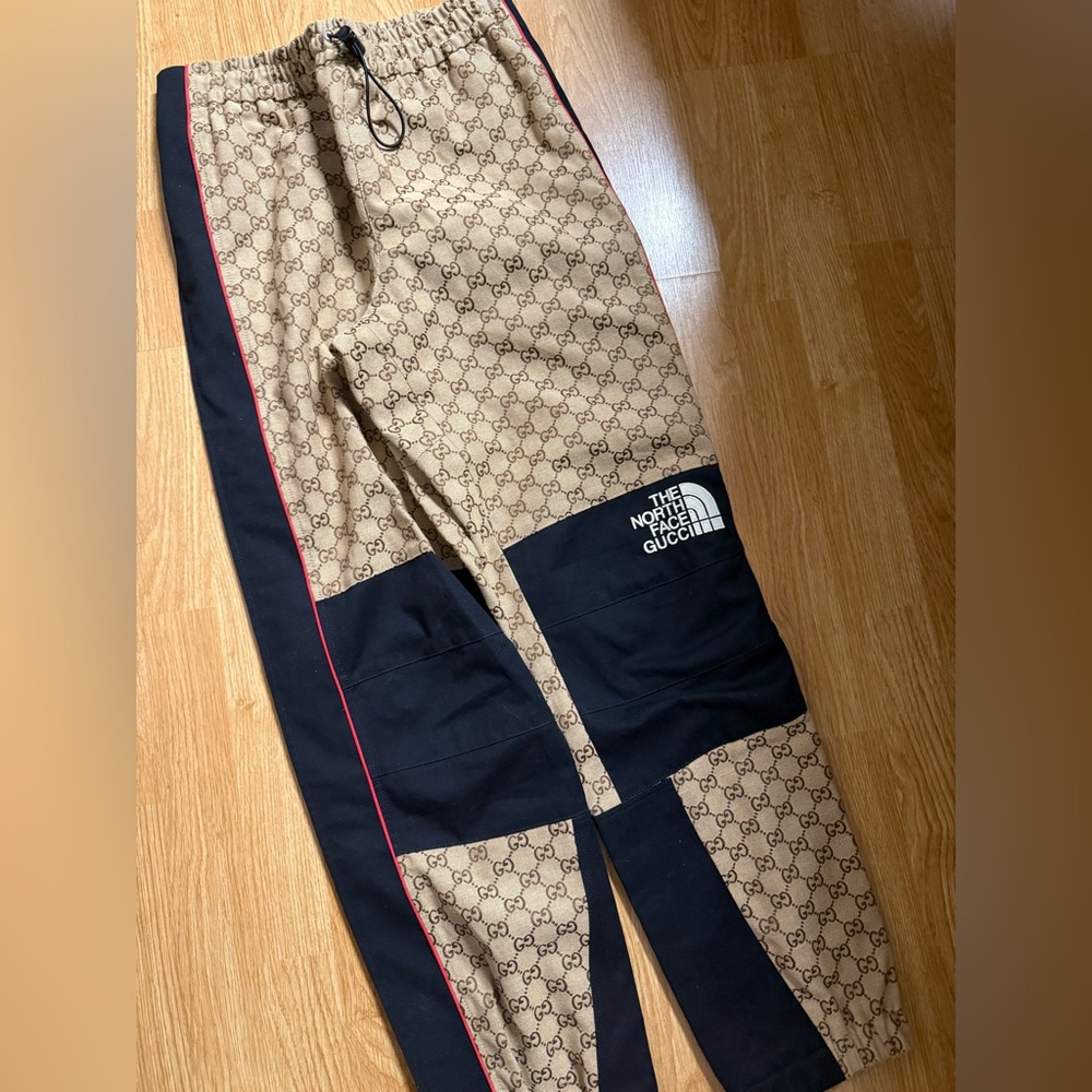 Gucci x The North Face GG canvas trousers